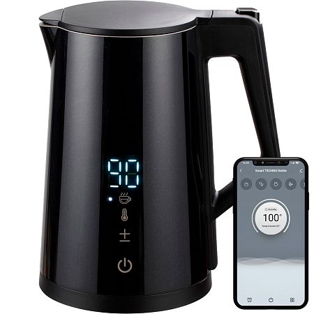 Электрический чайник TECHNO D3815ES Black Gefest