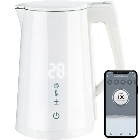 Электрический чайник TECHNO D3815ES White Gefest